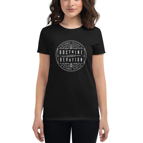 Doctrine and Devotion Shield T-Shirt (Women's Sizes)